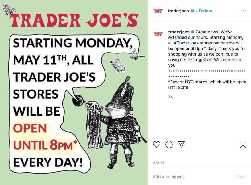 instagram post-quarantine marketing