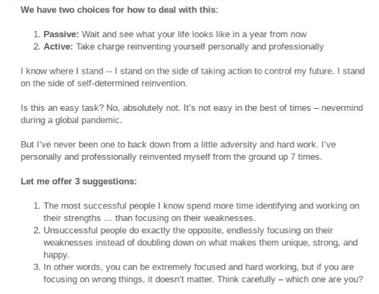 用于宣传在线课程的电子邮件示例 example of email to promote online course