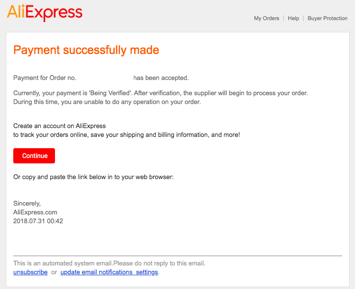 交易电子邮件 transactional email