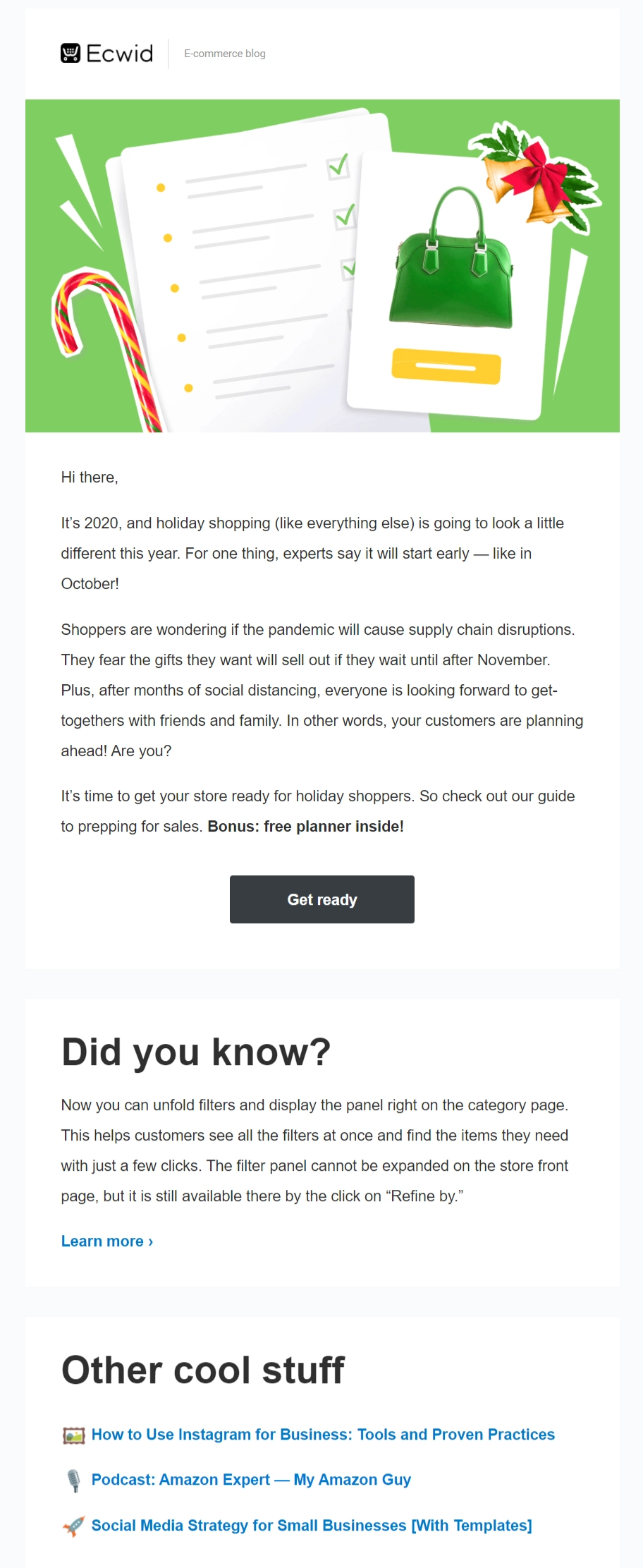 e-mail équilibré balanced email