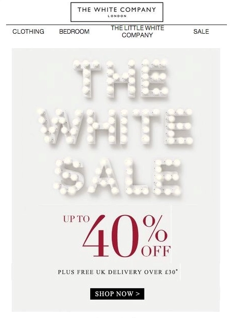 black friday email example