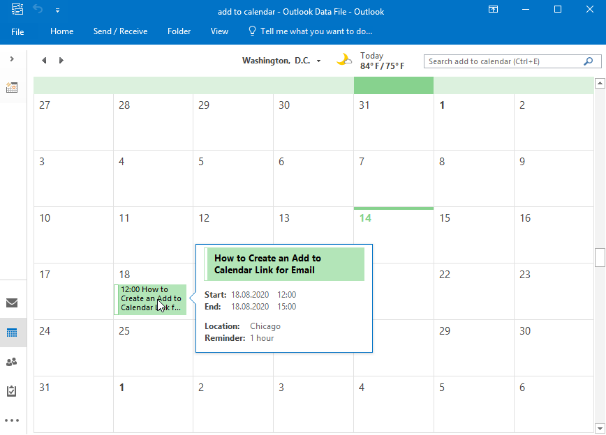 fichier .ics dans le calendrier Outlook .ics file in outlook calendar