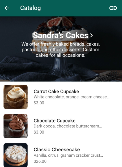 catalog de afaceri WhatsApp whatsapp business catalog