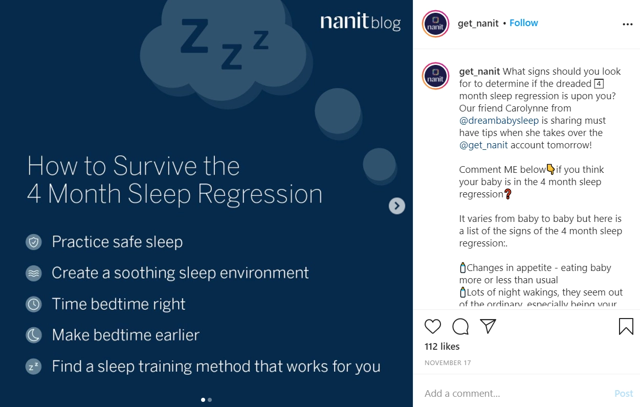 contoh konten repurposed dari nanit example of repurposed content from nanit
