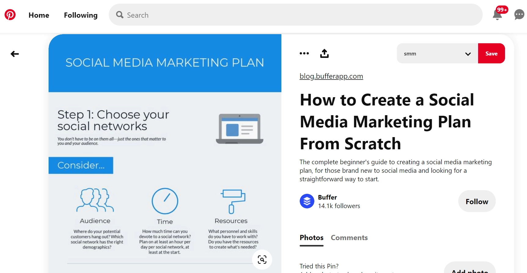 penyangga posting pinterest buffer pinterest post