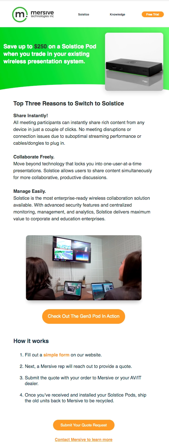 предложить электронное письмо для привлечения потенциальных клиентов offer email to nurture leads