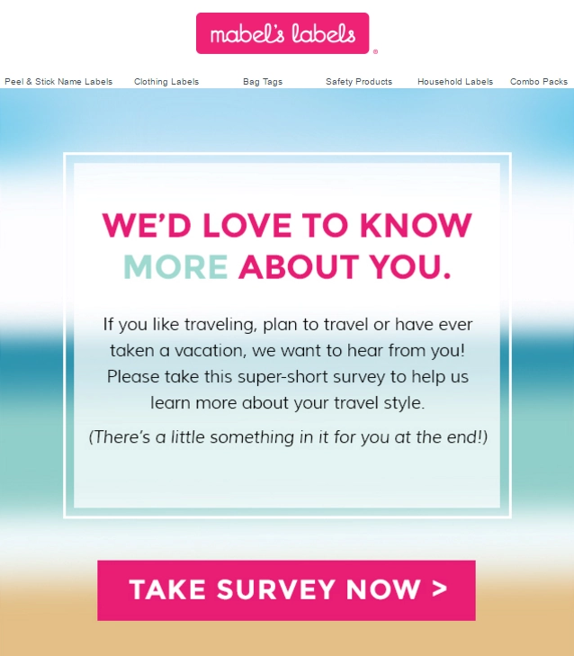 顧客からのフィードバックを求める asking for customer feedback