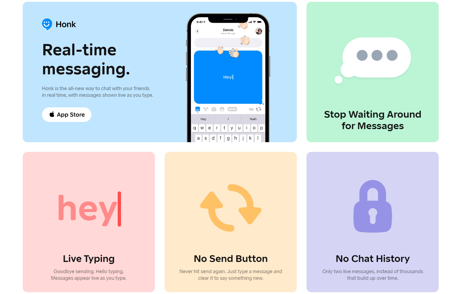1ページのWebサイトの例 one-page website example