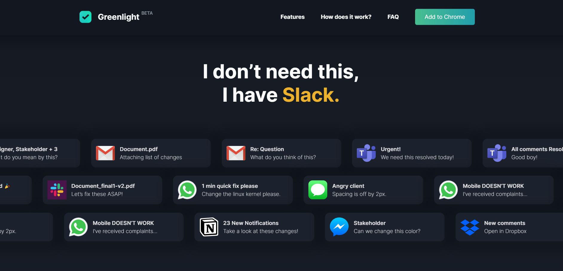1ページのWebサイトの例 one-page website example