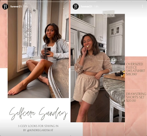 広告のためのInstagramストーリー Instagram stories for advertisements