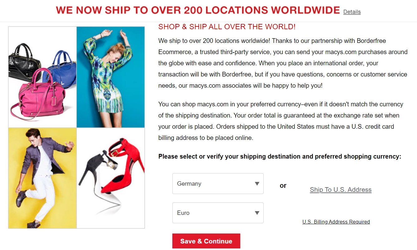 flexible shopping options