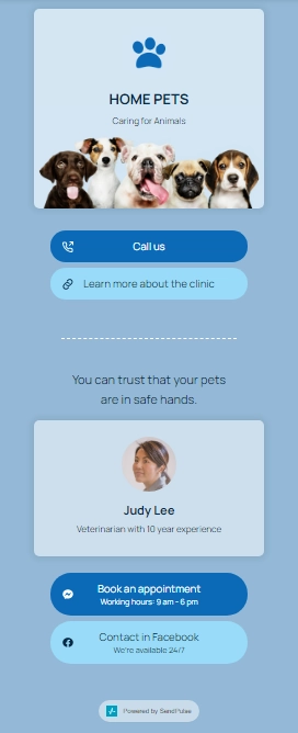 exemple de page de destination mobile mobile landing page example