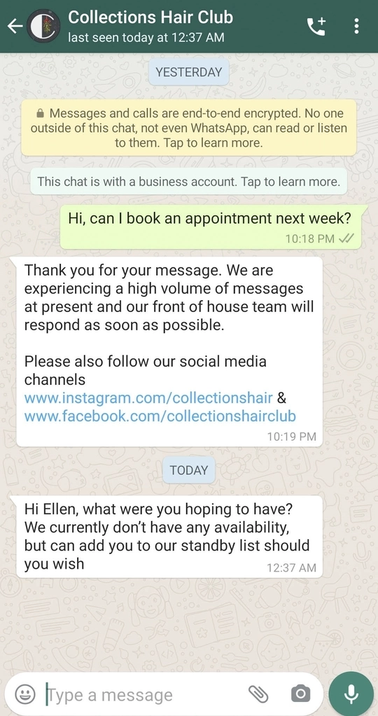 przykład kampanii WhatsApp whatsapp campaign example