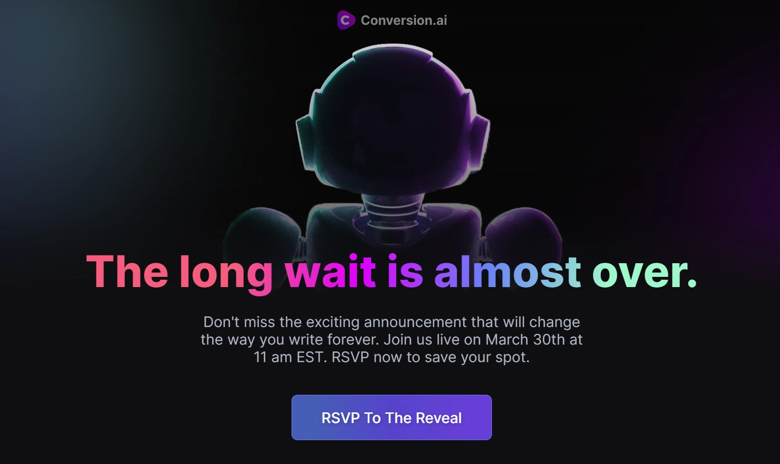 exemplu de pagină webinar webinar page example