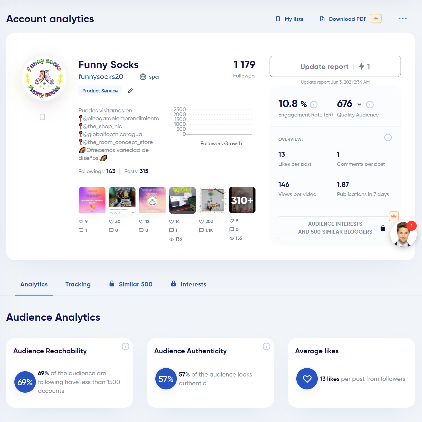 outil d'analyse instagram instagram analytics tool