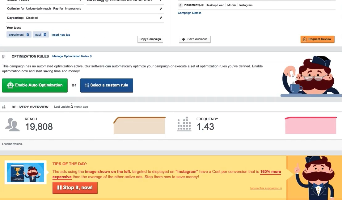 outil d'analyse de campagne Instagram tool for Instagram campaign analytics