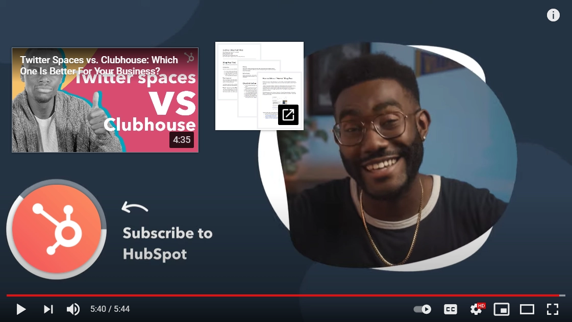 YouTube cta YouTube cta