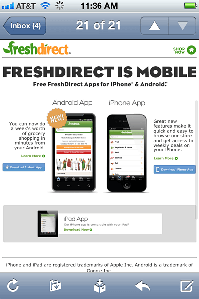 e-mail freshdirect