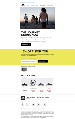 อีเมล Adidas