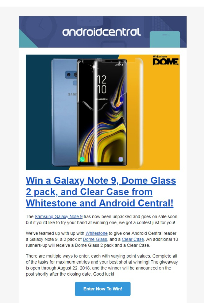 Android Central 電子郵件