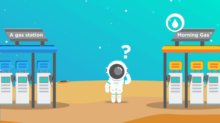 Morningscore valeur seo post - vitrine - image de marque - astronaute fidèle