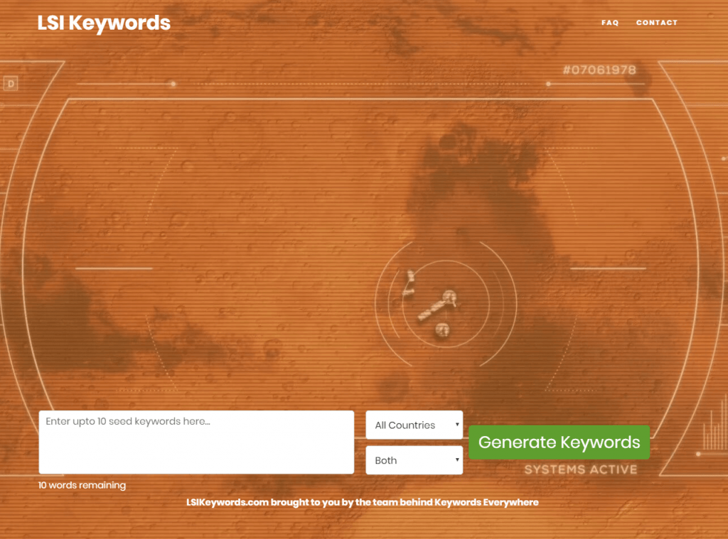 strumento lsikeywords per code lunghe