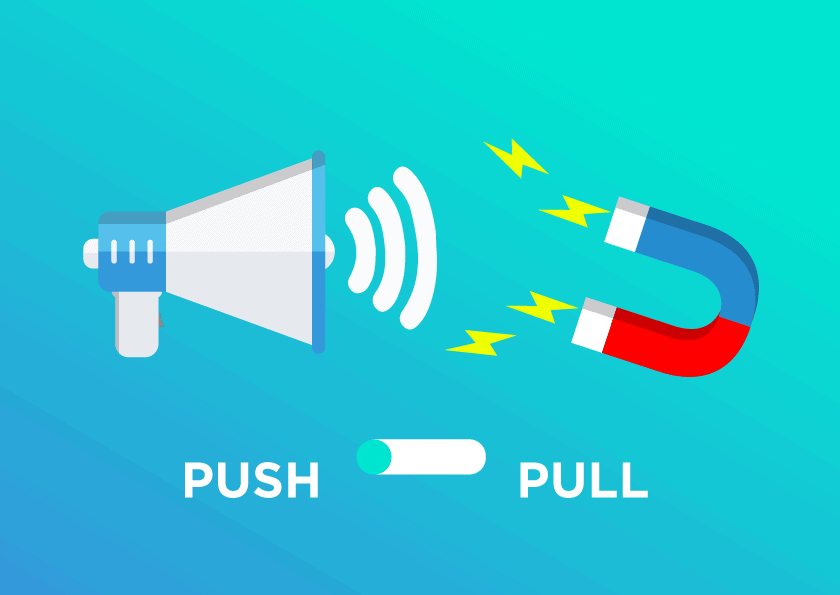 Marketing push vs pull