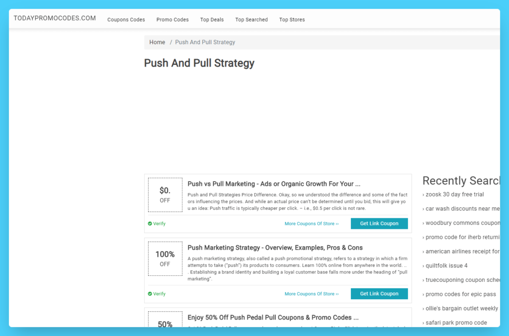 Beispiel für schlechte Backlinks