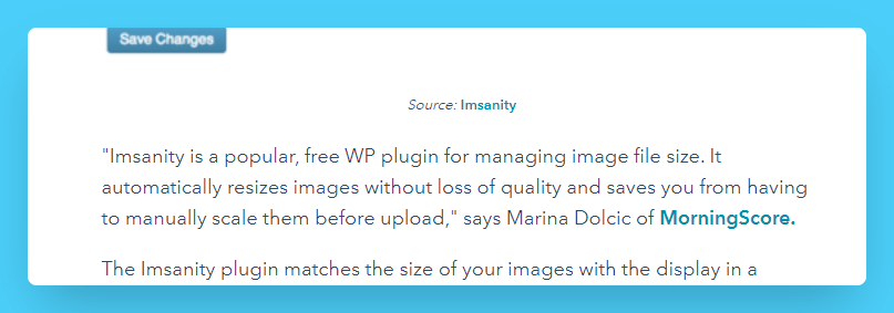 Beispiel für einen guten Backlink-Kontextlink