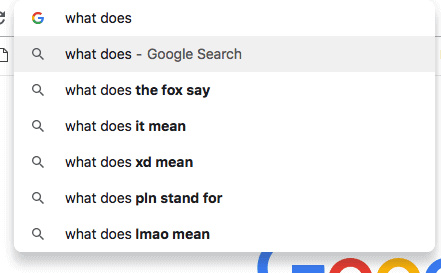 L'utilizzo dei suggerimenti di Google per la ricerca di parole chiave è un metodo di e-commerce di base