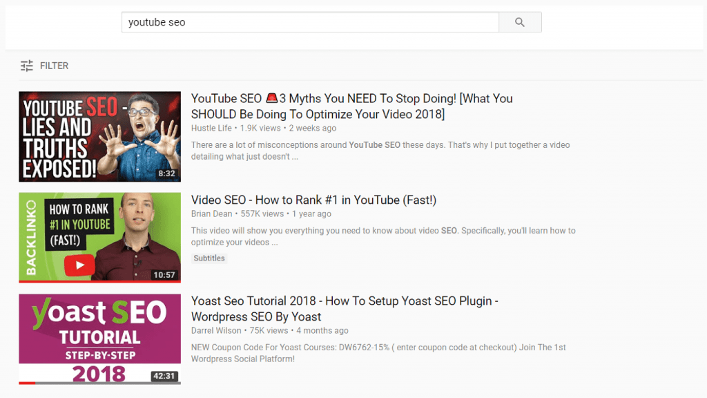 Attira l'attenzione con la miniatura per posizionarti più in alto su YouTube