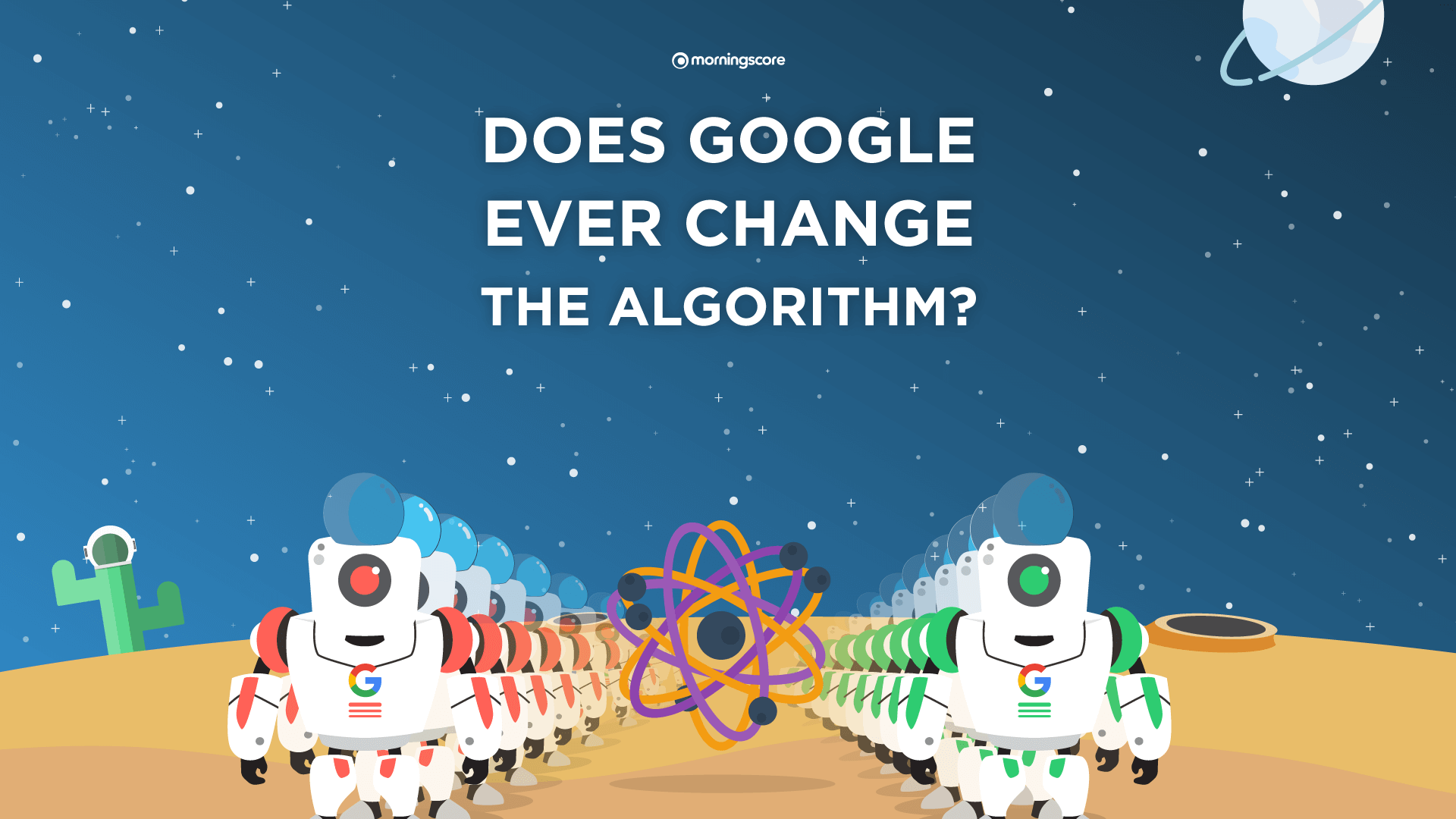 Google은 순위 알고리즘을 변경합니까