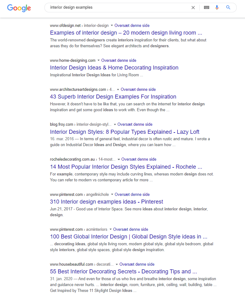 Пример тега заголовка 2 вдохновляющих примера дизайна интерьера